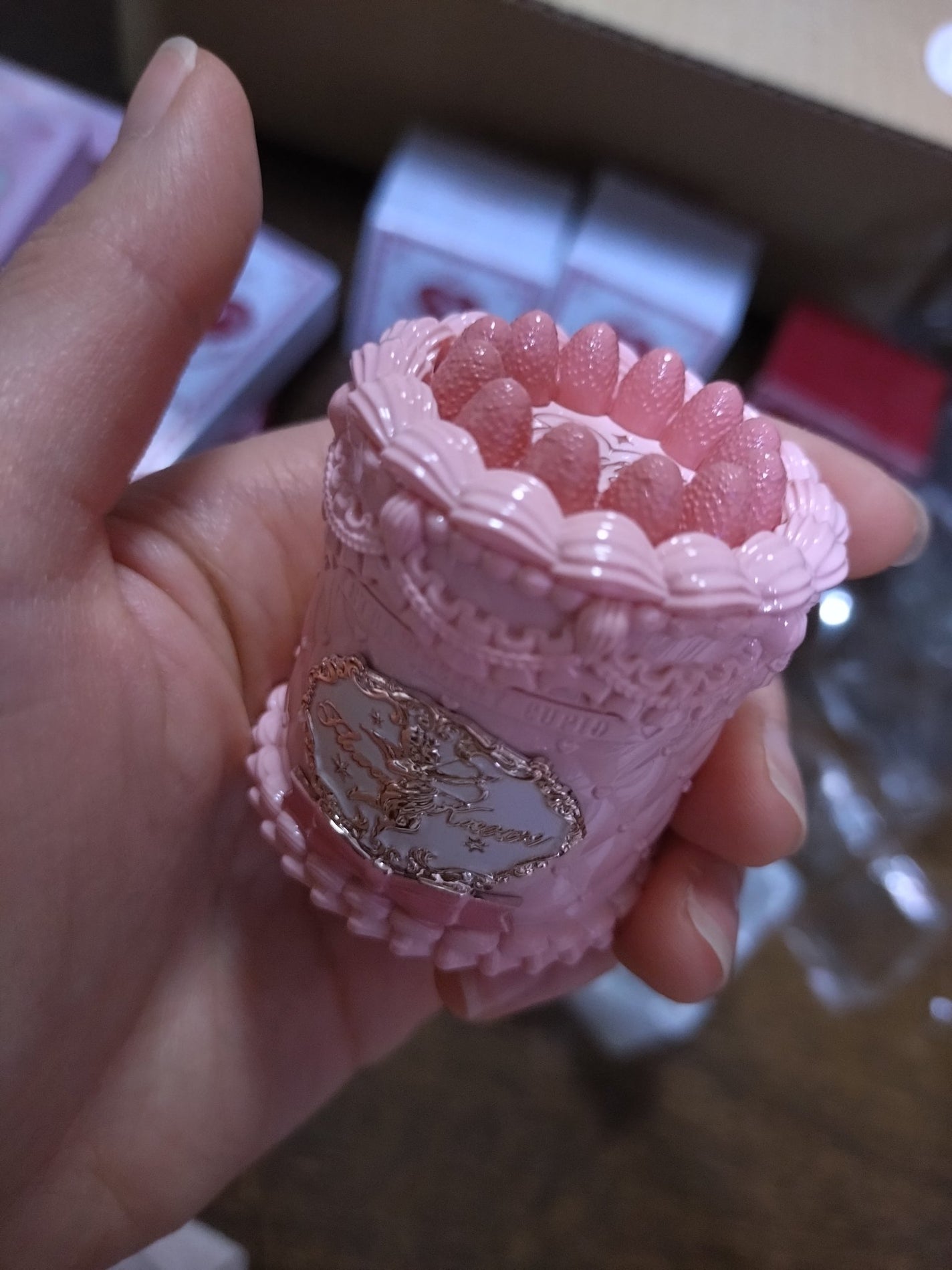 ストロベリーキューピッドコレクション ケーキリップクリーム/FlowerKnows/口紅を使ったクチコミ(1枚目)