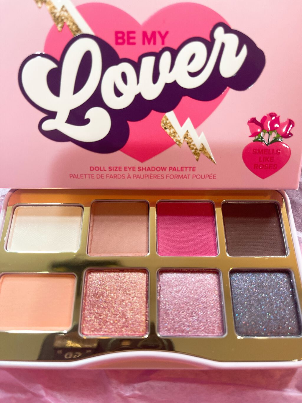 ビー マイ ラヴァ― ミニ アイシャドウ パレット/Too Faced/アイシャドウパレットを使ったクチコミ(1枚目)