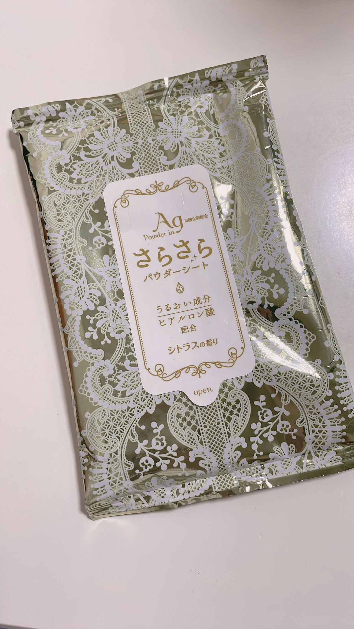 ★Mika★ on LIPS 「Agさらさらパウダーシート💓シトラスの香り✨ビオレと悩んだけど..」(1枚目)