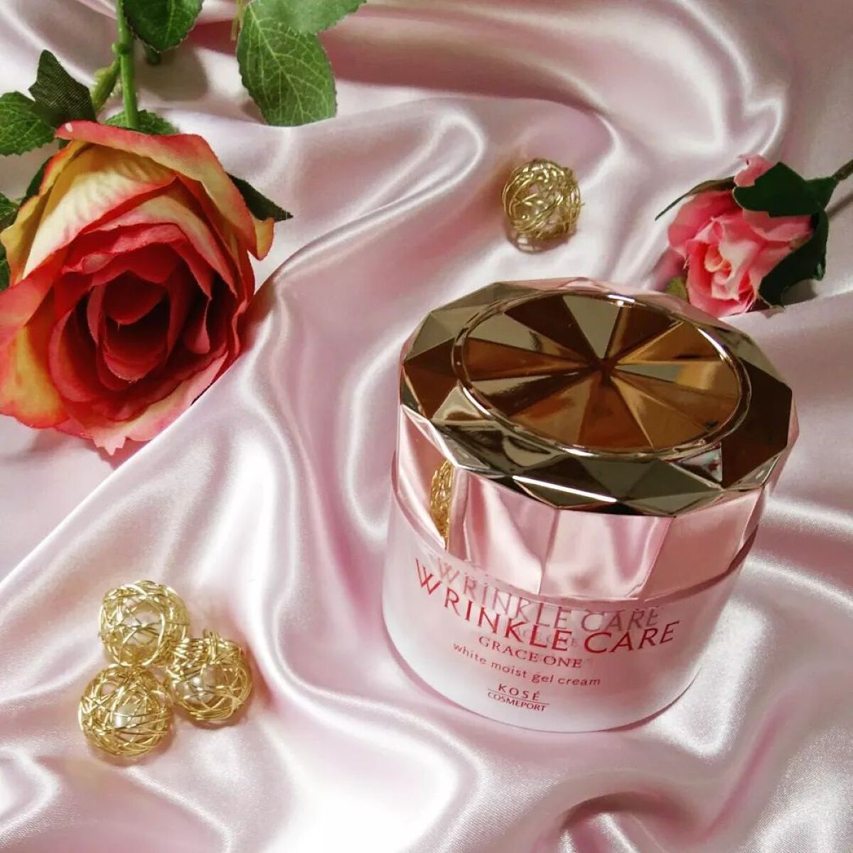 リンクルケア ホワイト モイストジェルクリーム/グレイスワン/オールインワン化粧品を使ったクチコミ(1枚目)