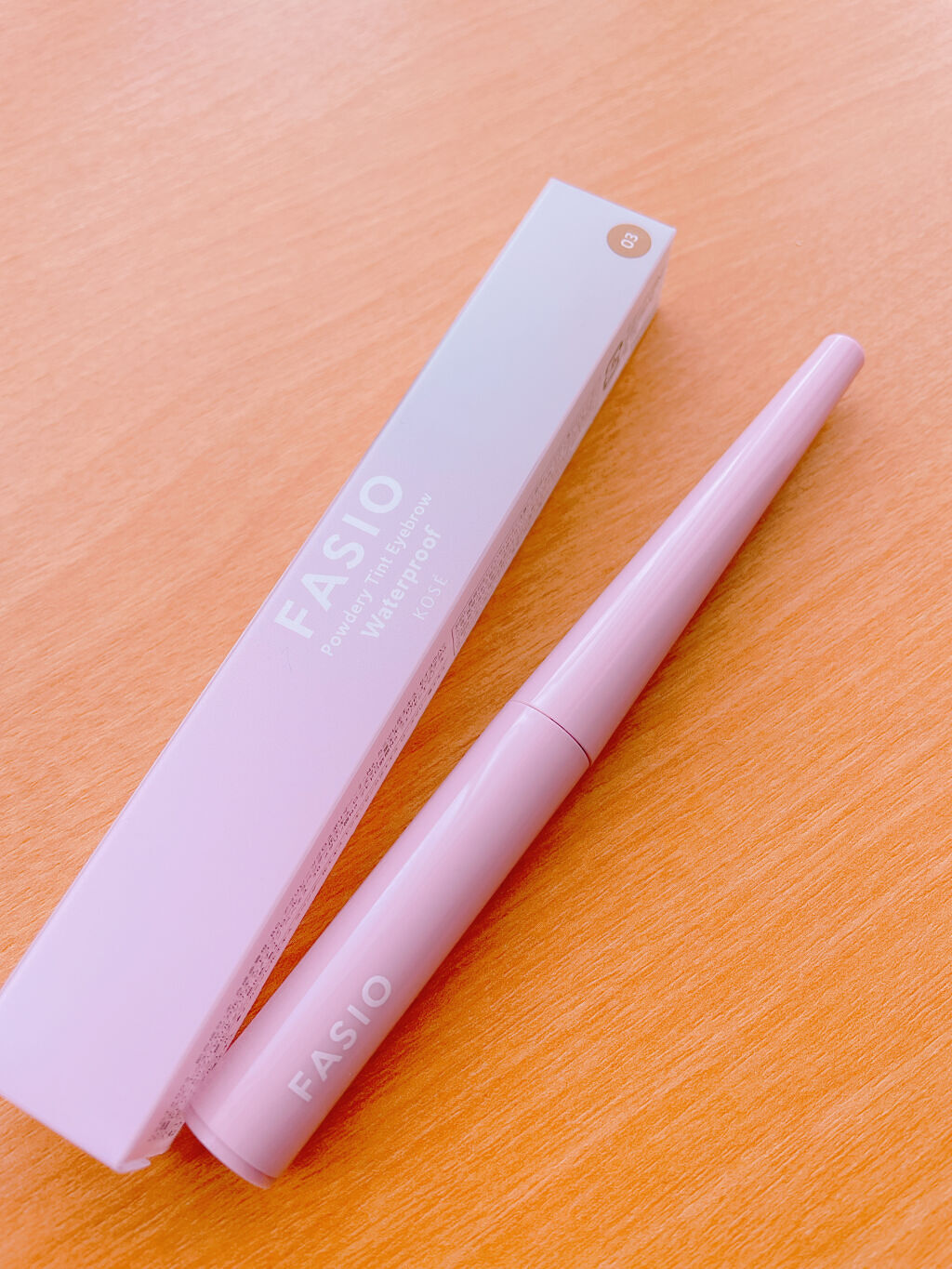パウダリーティント アイブロウ/FASIO/眉ティントを使ったクチコミ（1枚目）