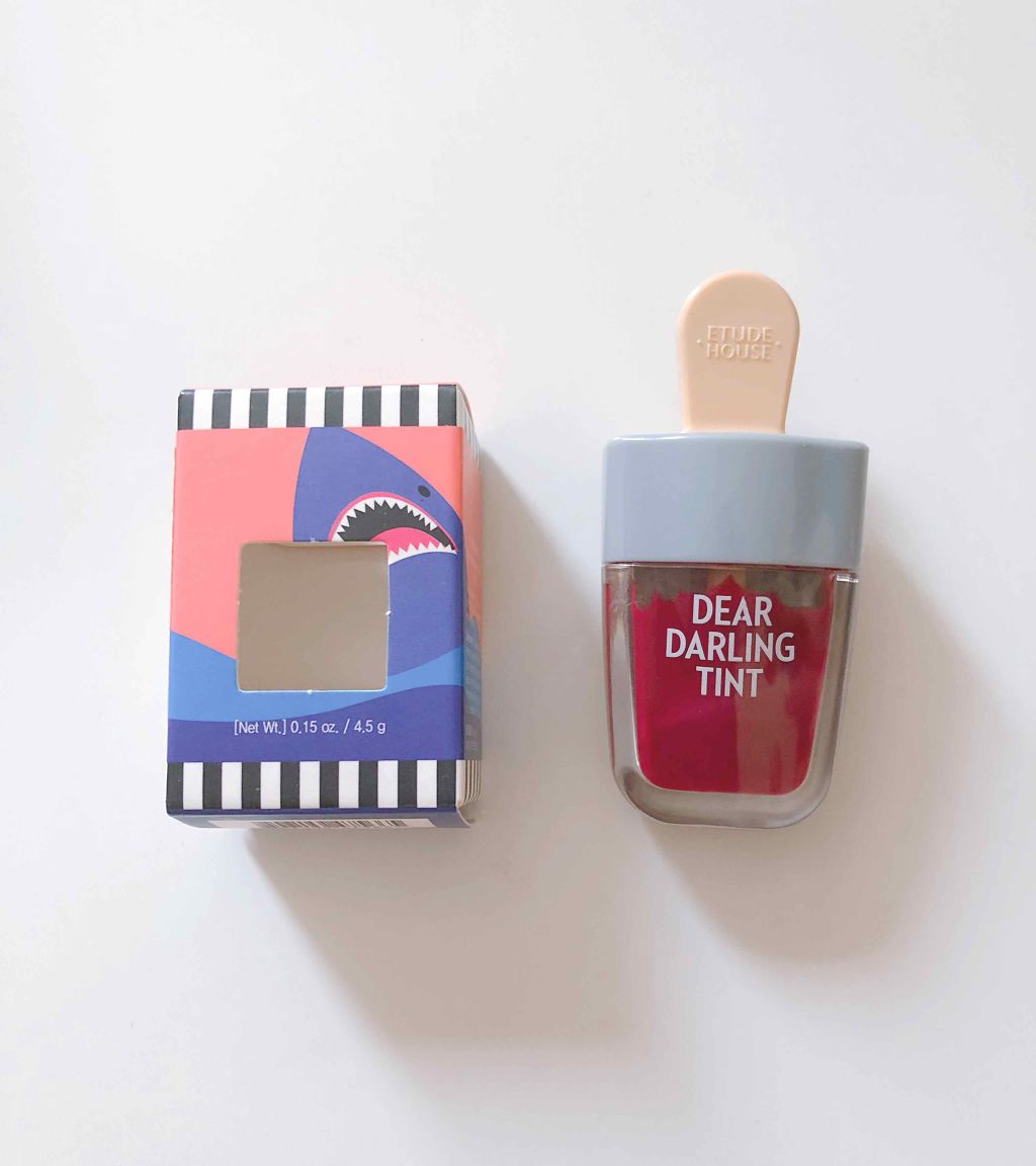 ディアダーリン ウォータージェルティント （アイスティント）/ETUDE/口紅を使ったクチコミ（1枚目）