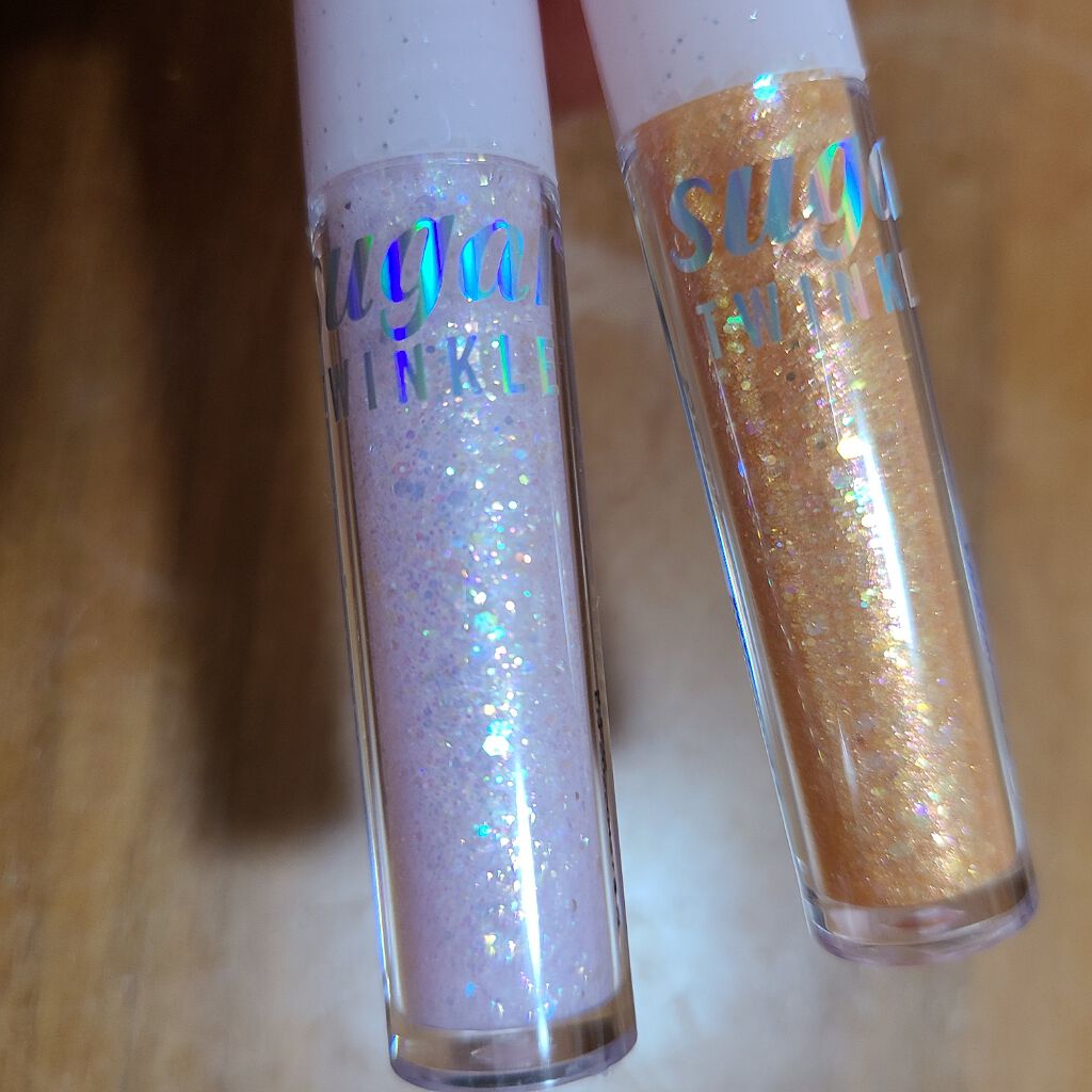 シュガー トゥインクル リキッド グリッター/PERIPERA/グリッターを使ったクチコミ(2枚目)