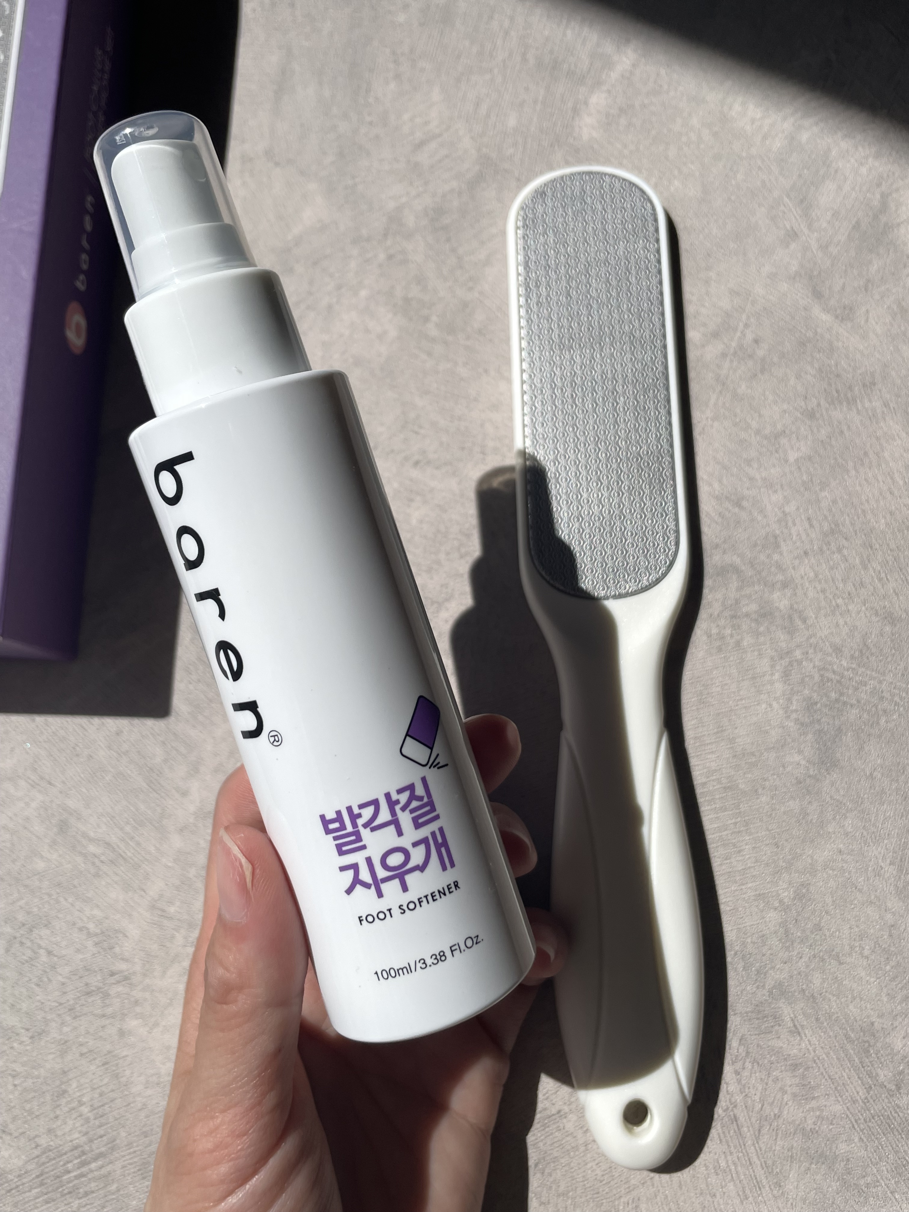 足角質ピーリング消しゴム＆フィルム / BAREN