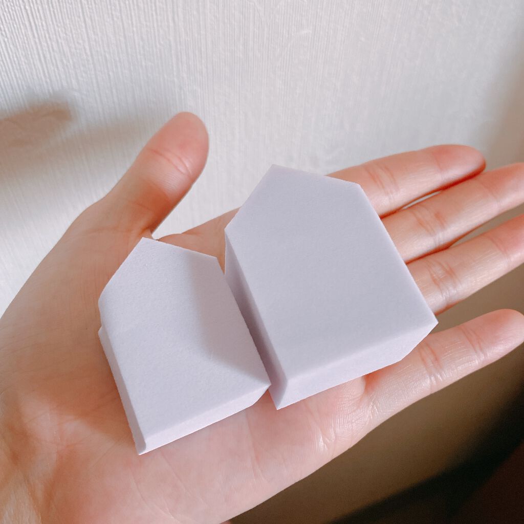 メイクアップスポンジ バリューパック ハウス型 14個/DAISO/パフ・スポンジを使ったクチコミ(2枚目)