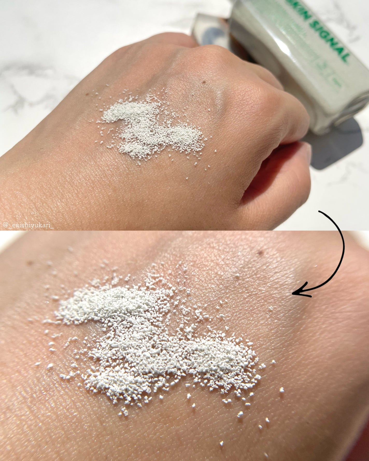 グリーン クレイ酵素クレンザー/SKIN SIGNAL/洗顔パウダーを使ったクチコミ(4枚目)