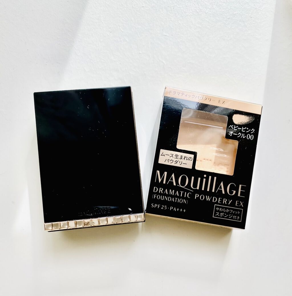 ドラマティックパウダリー EX オークル00/マキアージュ/パウダーファンデーションを使ったクチコミ（3枚目）