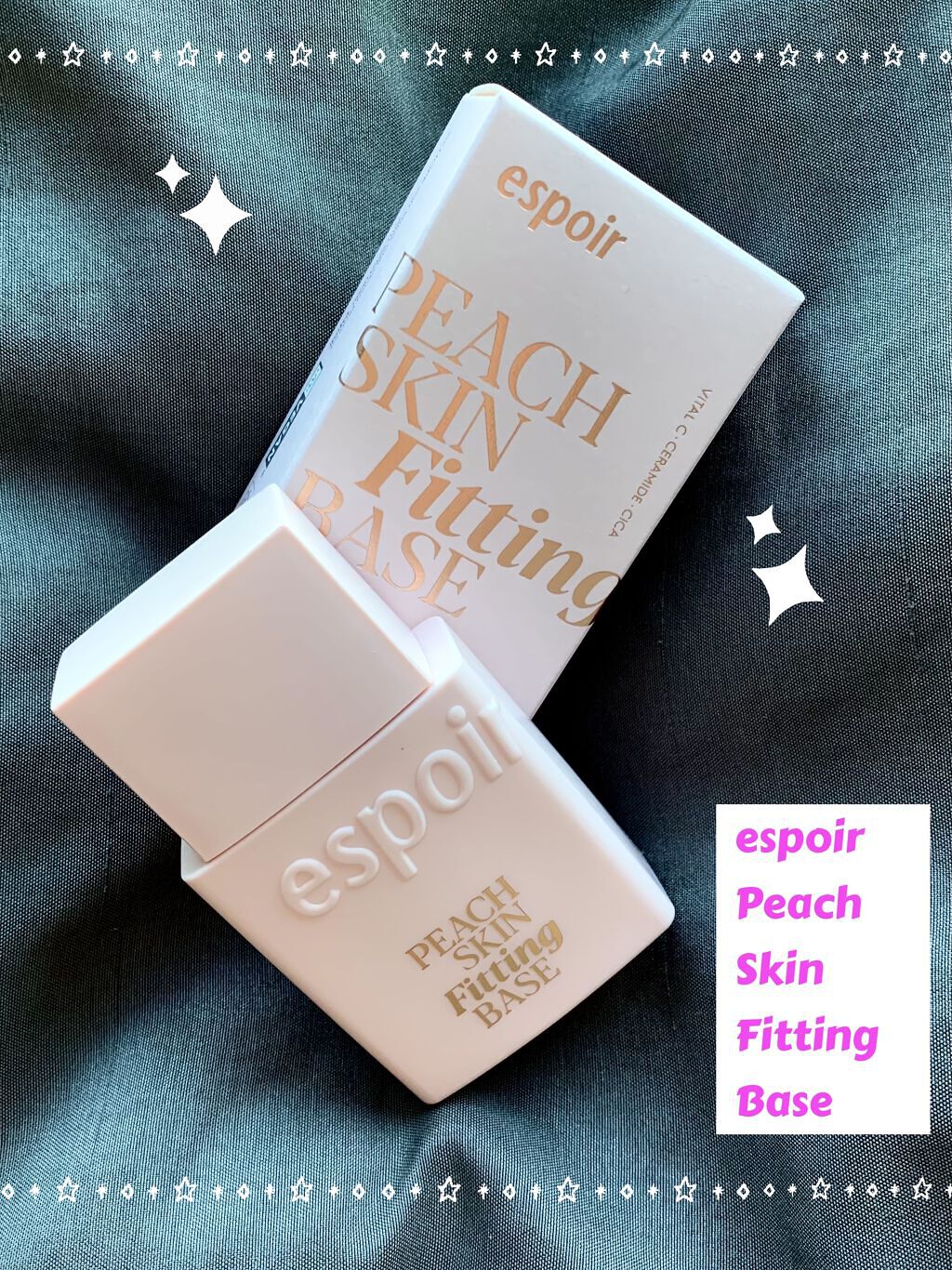ピーチスキンフィッティングベース/espoir/化粧下地を使ったクチコミ（1枚目）