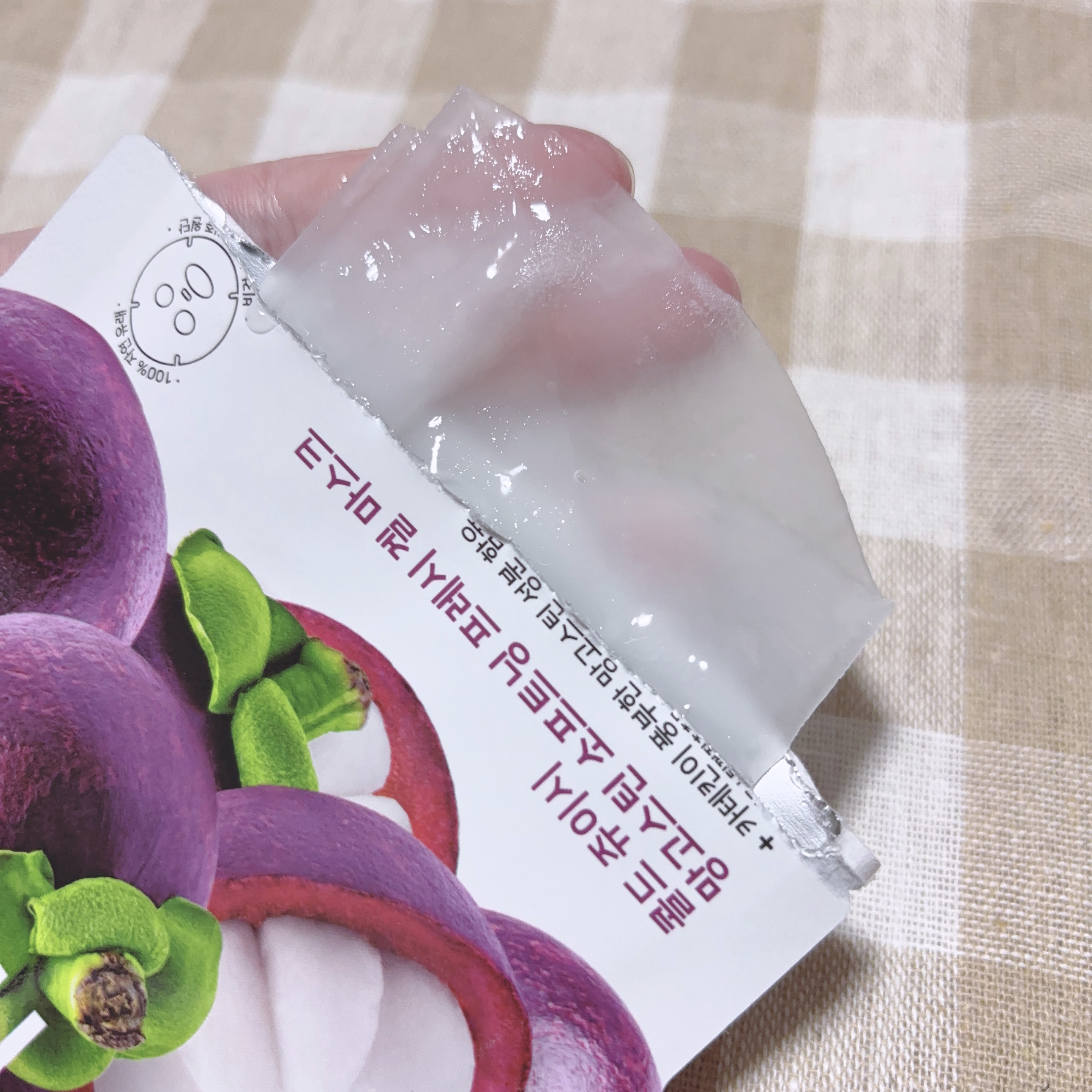 コールドジューシーフレッシュジェルシートマスク/ネイチャーリパブリック/シートマスク・パックを使ったクチコミ（3枚目）