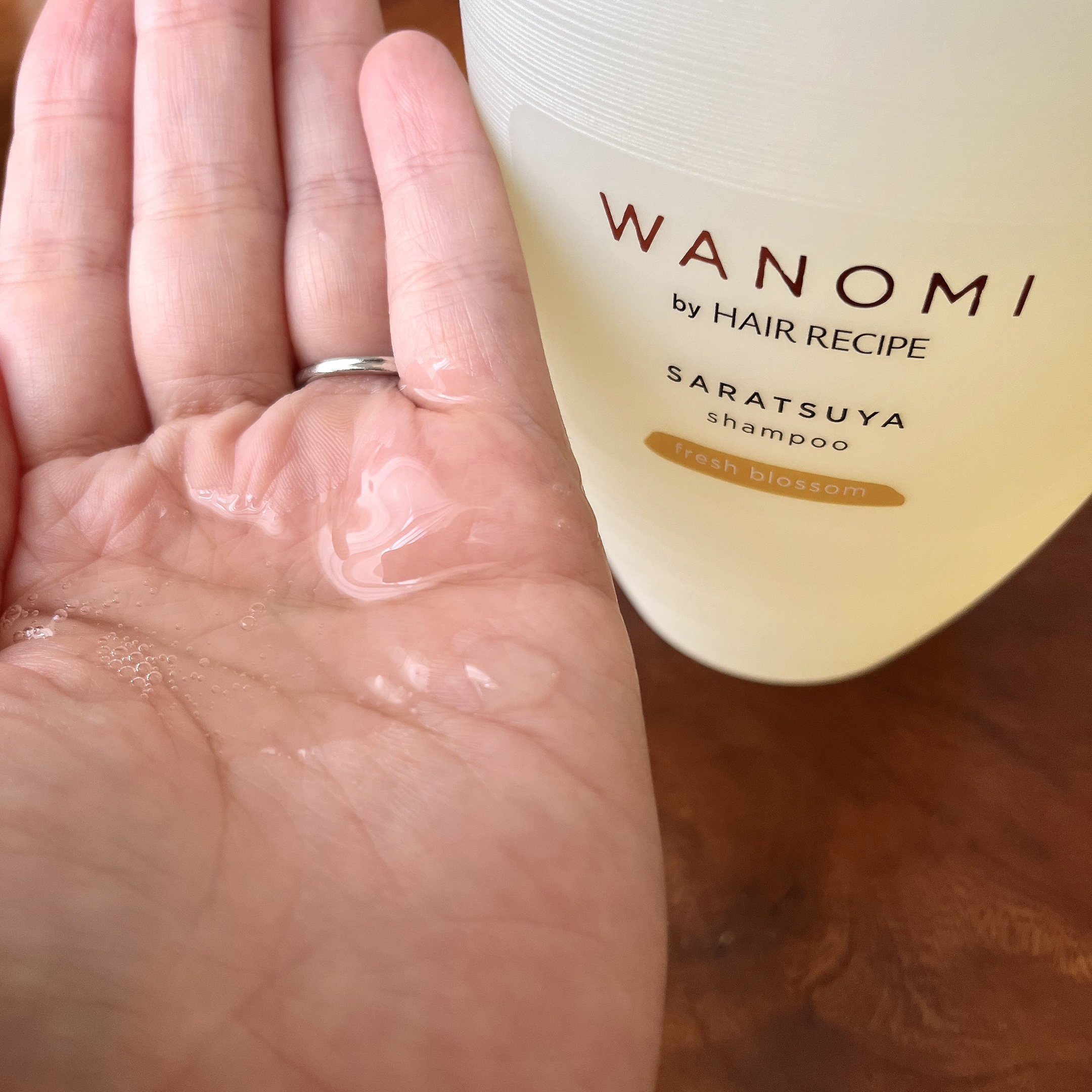 さらつや シャンプー／トリートメント/WANOMI/市販シャンプーを使ったクチコミ（2枚目）