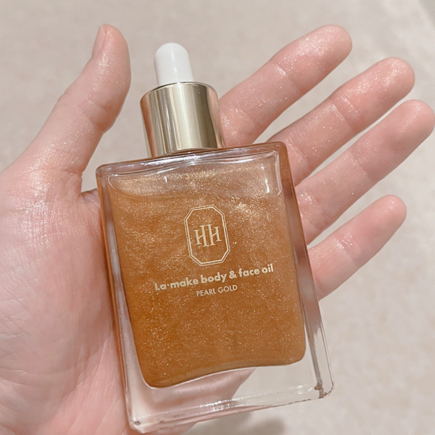 ラ・メイク ボディ&フェイスオイル/H×H/ボディオイルを使ったクチコミ(1枚目)