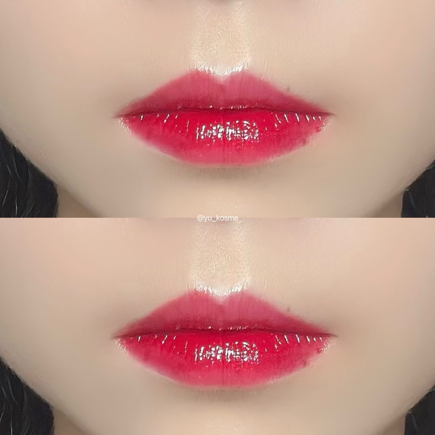 グラッセリップティント/mude./リップティントを使ったクチコミ（3枚目）