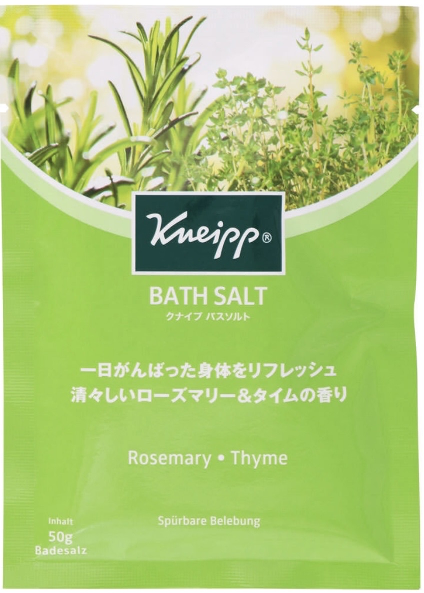 バスソルト ローズマリー＆タイムの香り 50g/クナイプ/無機塩系入浴剤を使ったクチコミ（1枚目）