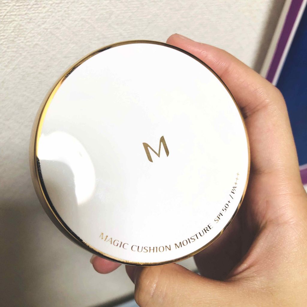 M クッション ファンデーション(モイスチャー)/MISSHA/クッションファンデーションを使ったクチコミ（1枚目）