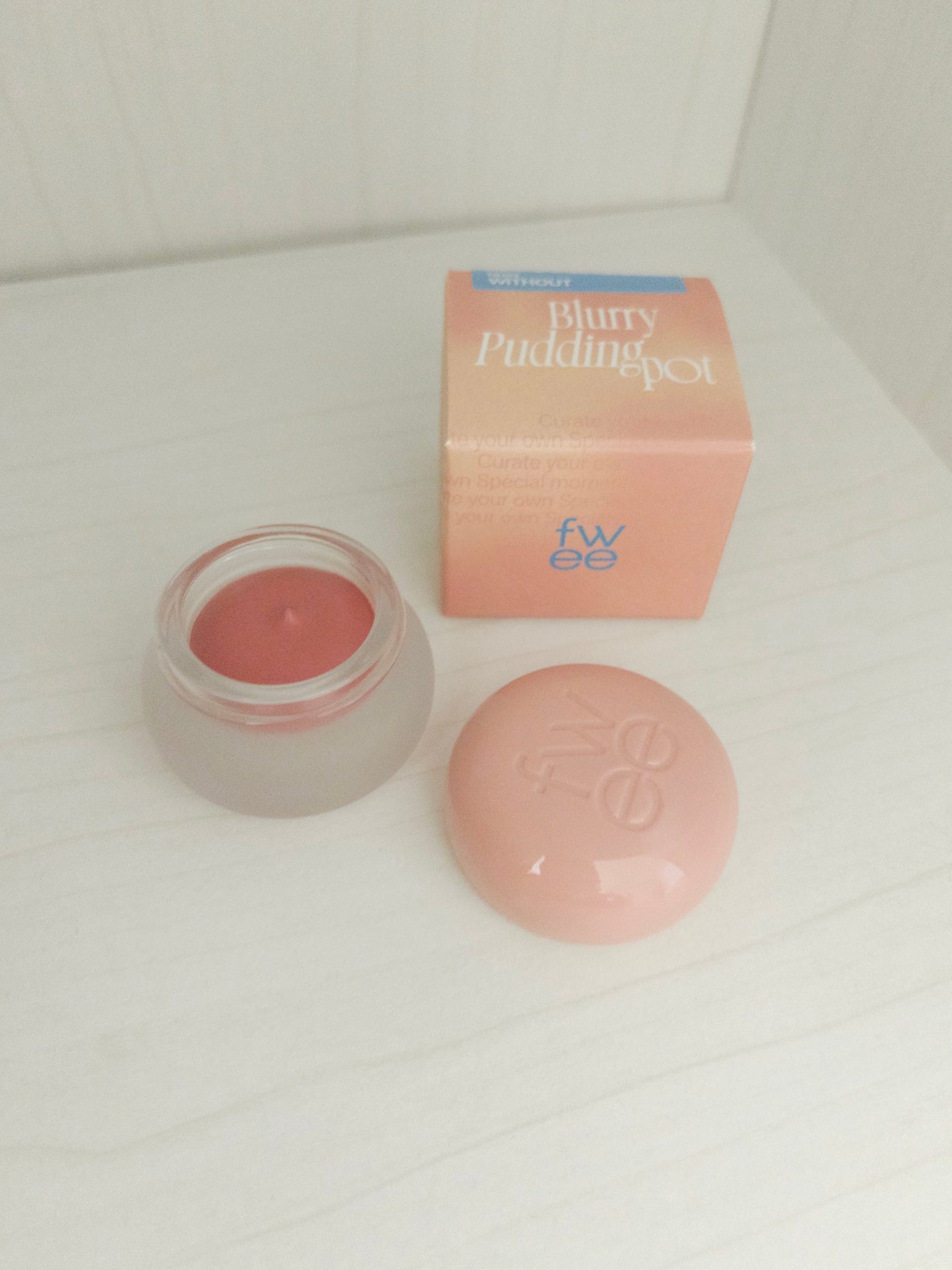 リップアンドチーク ブラーリープリンポット/fwee/口紅を使ったクチコミ(1枚目)