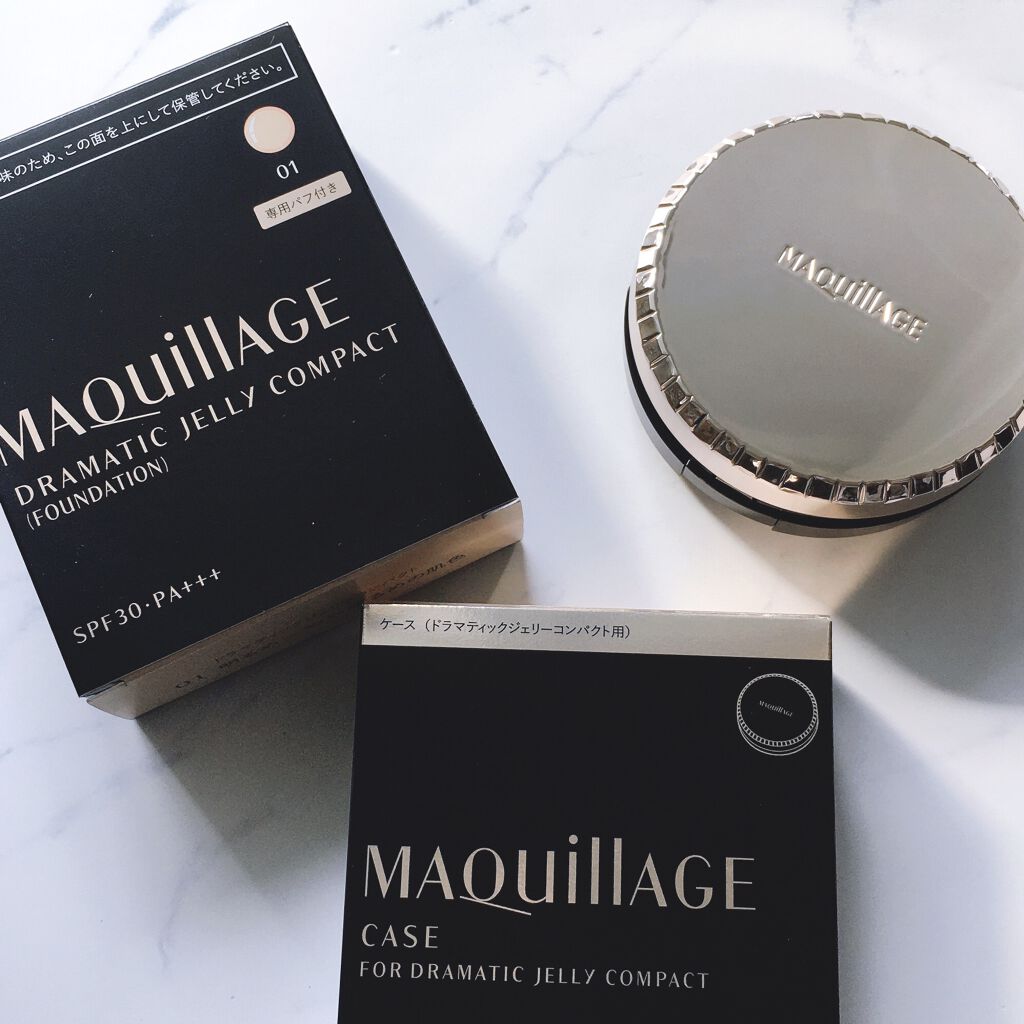 ドラマティックジェリーコンパクト/マキアージュ/クッションファンデーションを使ったクチコミ（1枚目）