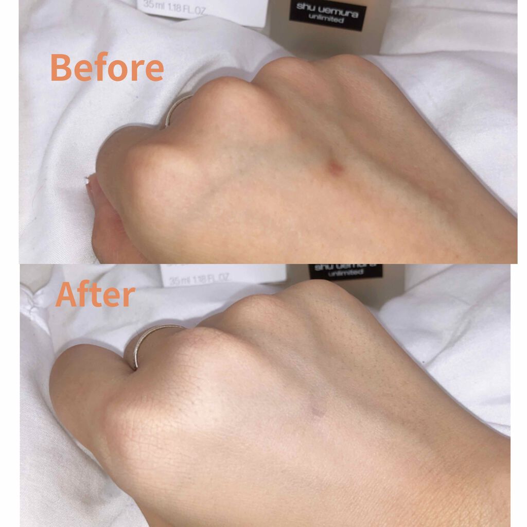 （旧）アンリミテッド ラスティング フルイド/shu uemura/リキッドファンデーションを使ったクチコミ（3枚目）