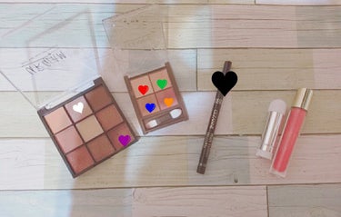 UR GLAM　BLOOMING EYE COLOR PALETTE/U R GLAM/パウダーアイシャドウを使ったクチコミ（2枚目）