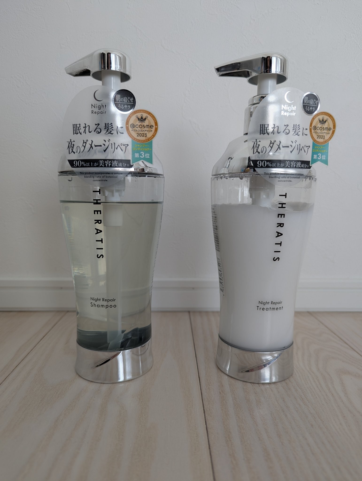 THERATIS by mixim ナイトリペア シャンプー&トリートメント/THERATIS/市販シャンプーを使ったクチコミ（1枚目）