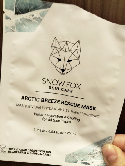 アークティック ブリーズ レスキュー マスク/SNOW FOX SKINCARE/シートマスク・パックを使ったクチコミ(1枚目)