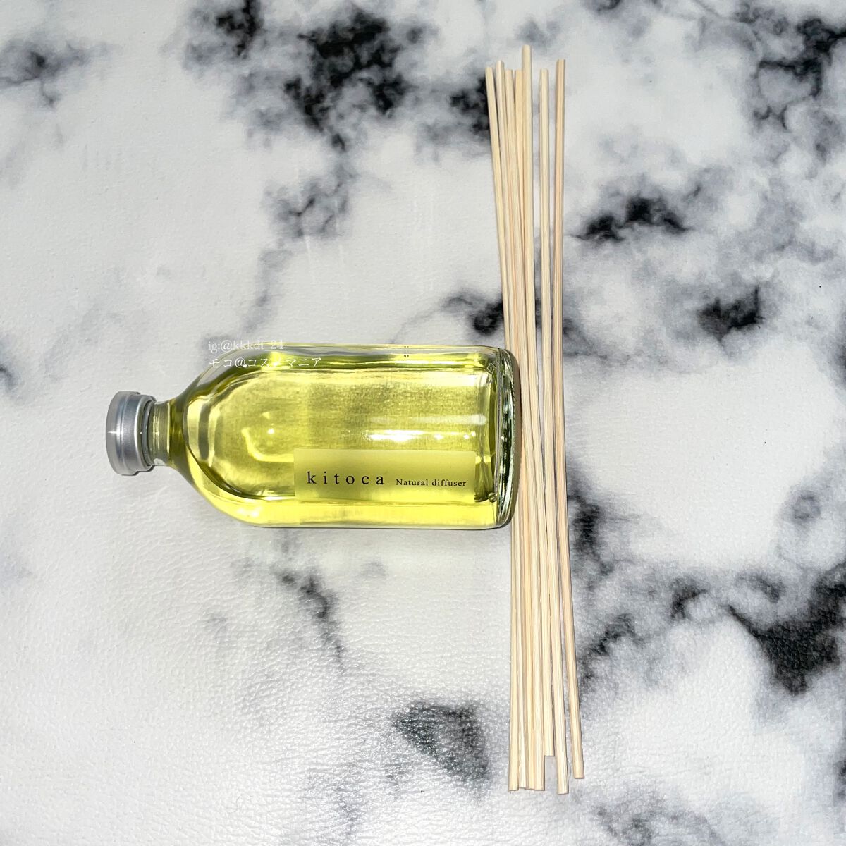 消臭リードディフューザー/Kitoca　木と果/ルームフレグランスを使ったクチコミ（2枚目）