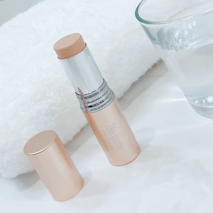 24 ミネラルモイストスティックファンデ/24h cosme/その他ファンデーションを使ったクチコミ(9枚目)