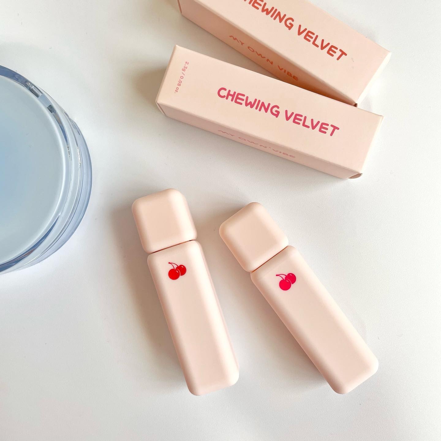 チューインガムベルベットティント 03 MARMALADE PEACH/KIRSH(キルシー)/リップティントを使ったクチコミ（2枚目）