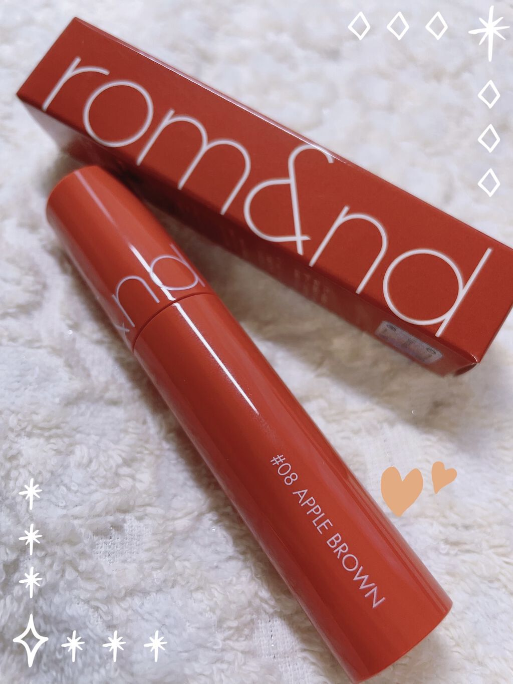 ジューシーラスティングティント/rom&nd/リップティントを使ったクチコミ（1枚目）