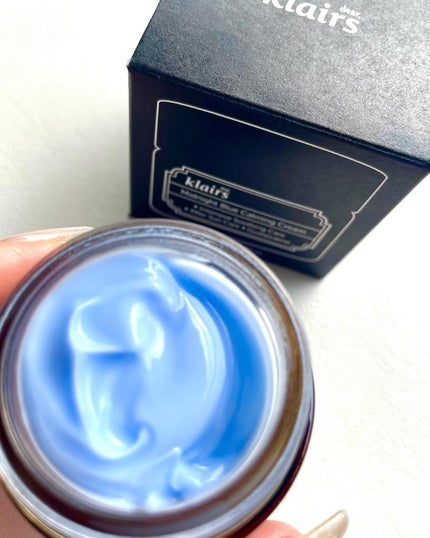 ミッドナイトブルーカーミングクリーム/Klairs/フェイスクリームを使ったクチコミ(2枚目)