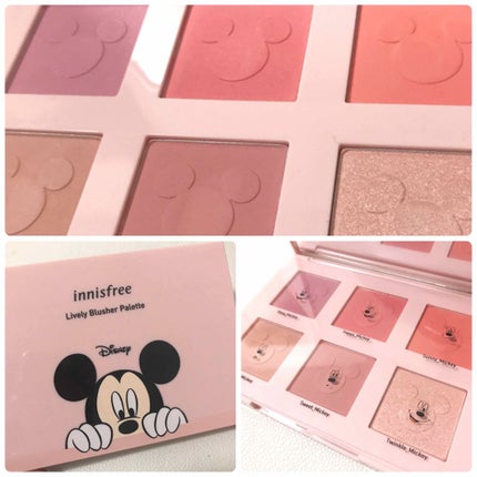 Lively Blusher Palette/innisfree/パウダーチークを使ったクチコミ(2枚目)