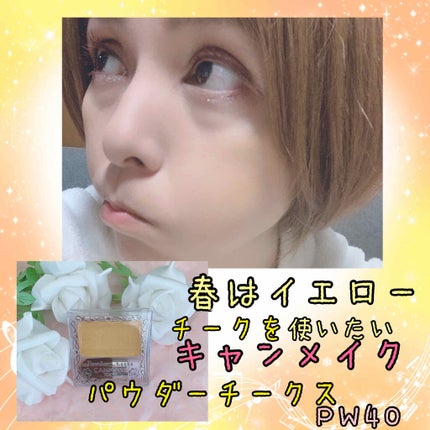 【旧品】パウダーチークス/キャンメイク/パウダーチークを使ったクチコミ(1枚目)