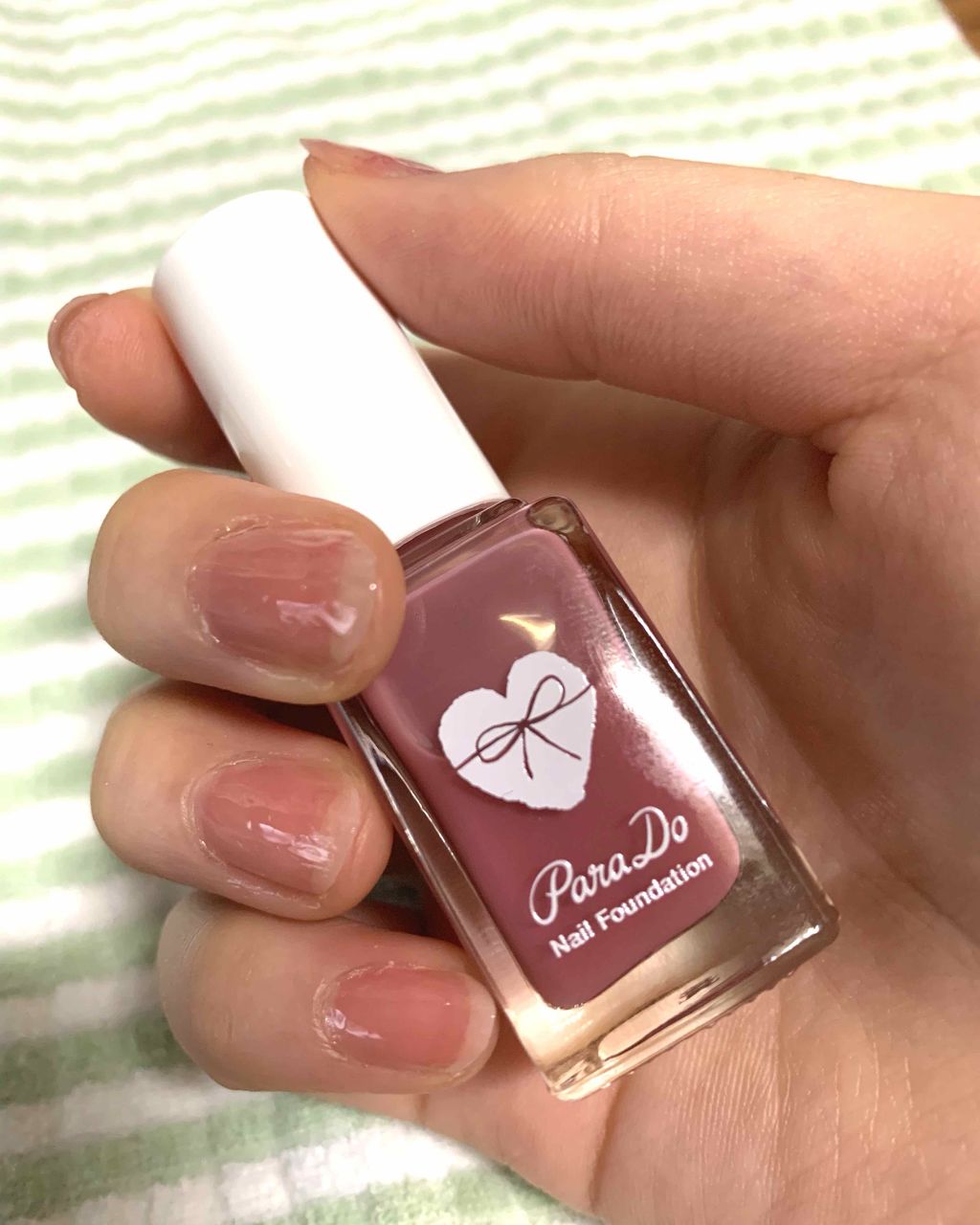 ネイルファンデーション/パラドゥ/マニキュアを使ったクチコミ（1枚目）