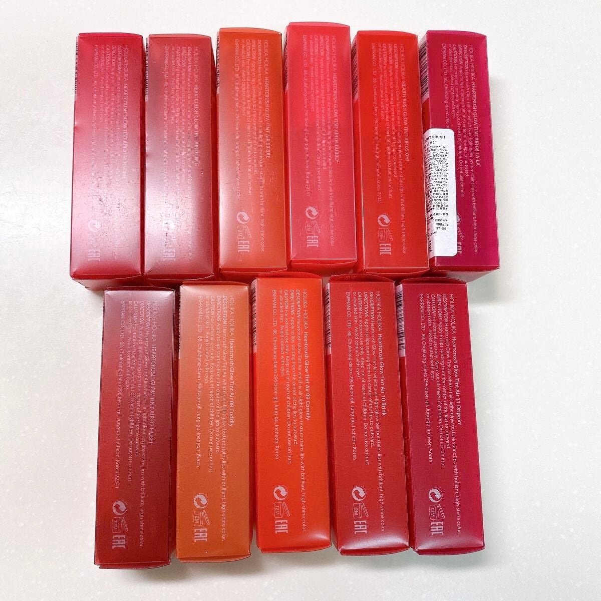 ホリカホリカ ハートクラッシュグローティントエアー/HOLIKA HOLIKA/リップティントを使ったクチコミ(7枚目)