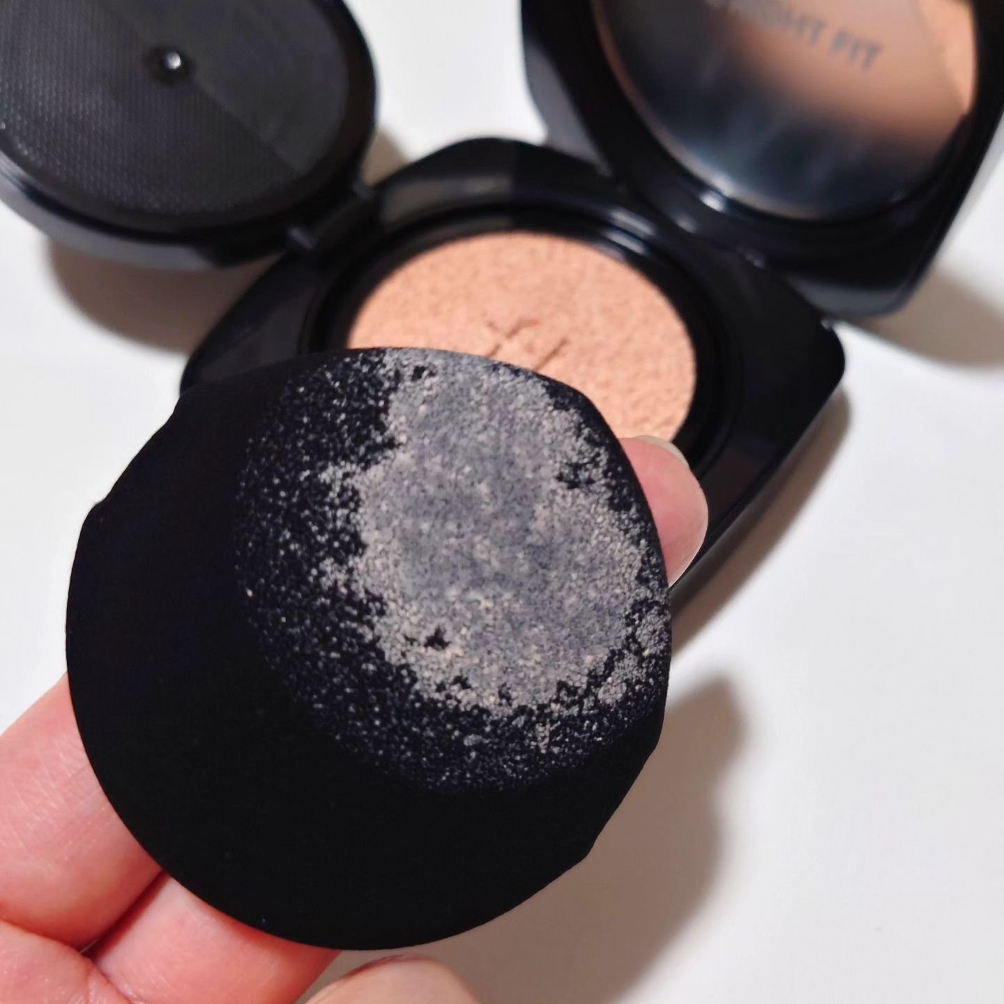 レイヤリングフィット グロークッションEX/TFIT/クッションファンデーションを使ったクチコミ（3枚目）