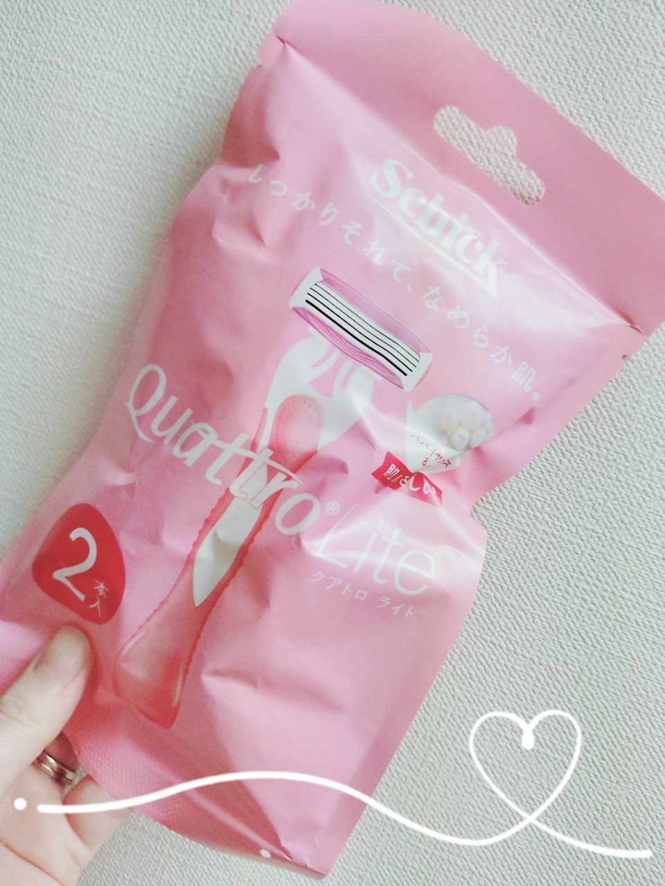 クアトロライト （２本入）/シック/シェーバーを使ったクチコミ（1枚目）