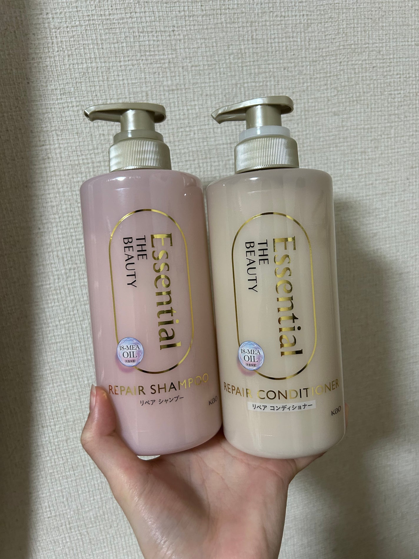 ザビューティ リペアシャンプー・コンディショナー/エッセンシャル/市販シャンプーを使ったクチコミ(1枚目)