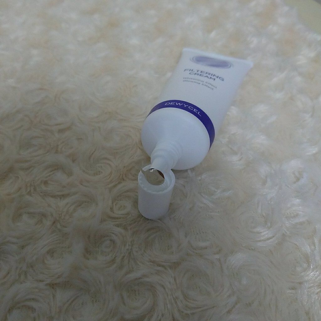 フィルタリングクリーム/DEWYCEL/日焼け止めクリームを使ったクチコミ（2枚目）