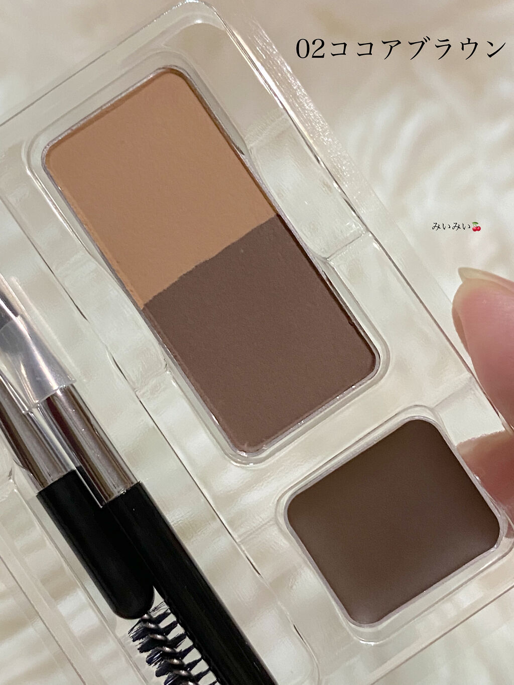 アイブロウキーパー/コフレドール/パウダーアイブロウを使ったクチコミ（3枚目）