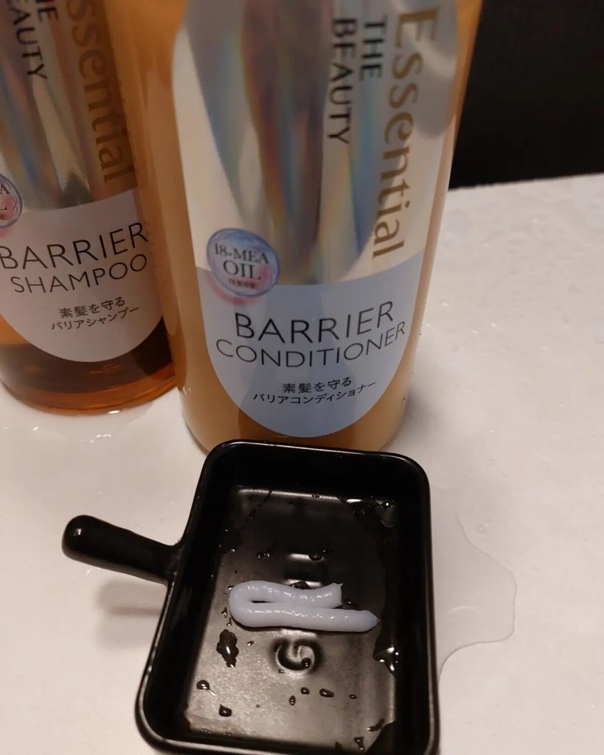 ザビューティ 髪のキメ美容素髪を守る バリアシャンプー/コンディショナー/エッセンシャル/シャンプー・コンディショナーを使ったクチコミ（3枚目）