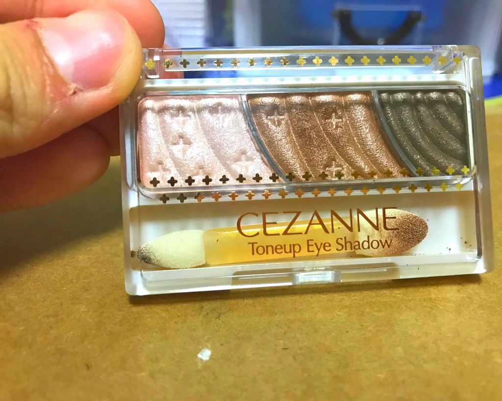 トーンアップアイシャドウ/CEZANNE/アイシャドウパレットを使ったクチコミ(1枚目)