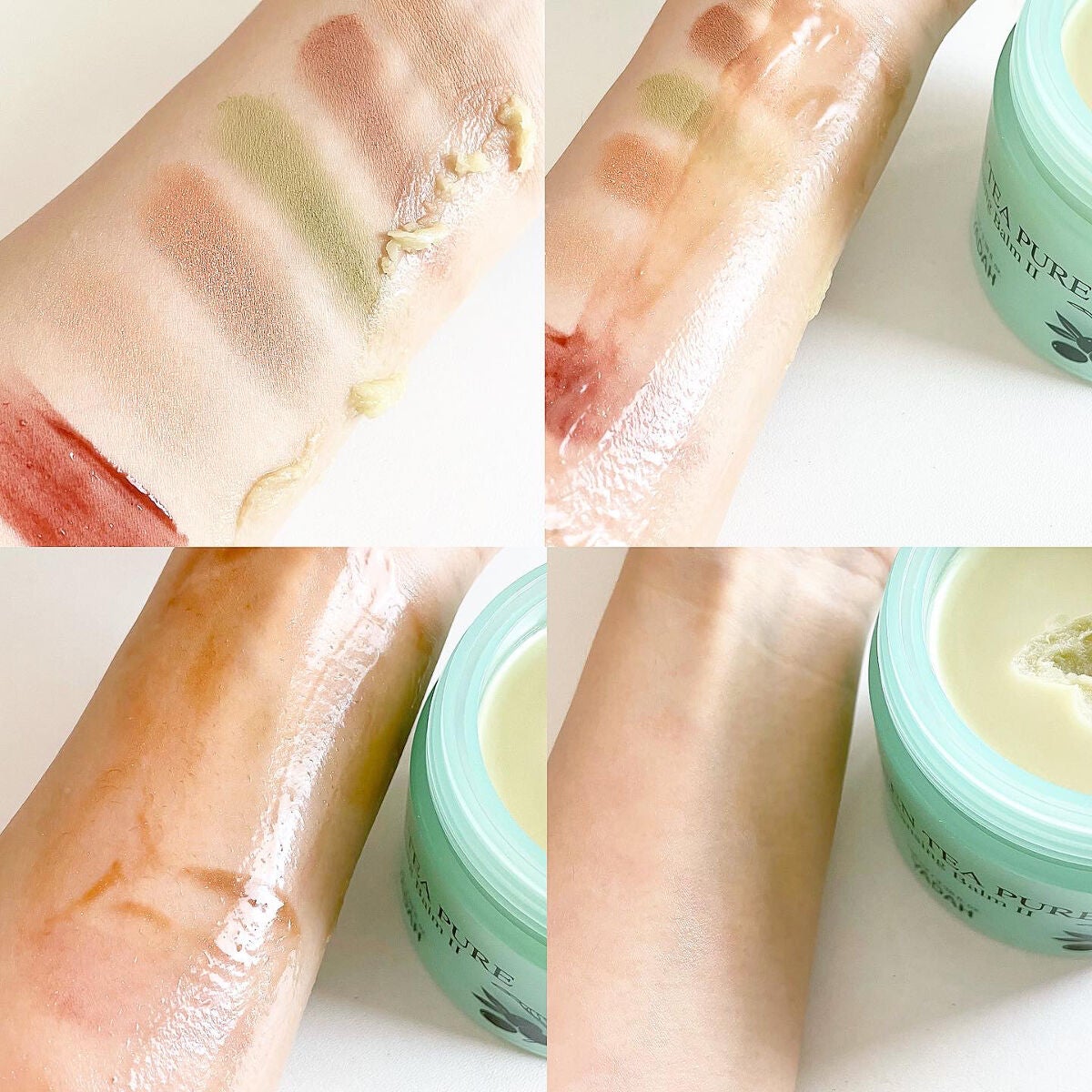 グリーンティーピュアクレンジングバームⅡ/YADAH/クレンジングバームを使ったクチコミ(5枚目)