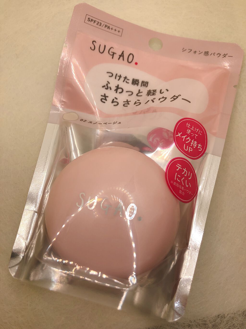 シフォン感パウダー/SUGAO®/ルースパウダーを使ったクチコミ（1枚目）