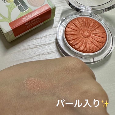 CLINIQUE チーク ポップ パールのクチコミ「今日はオススメのオレンジチークを紹介します🍊


CLINIQUEのチーク ポップ パール、0.....」（2枚目）