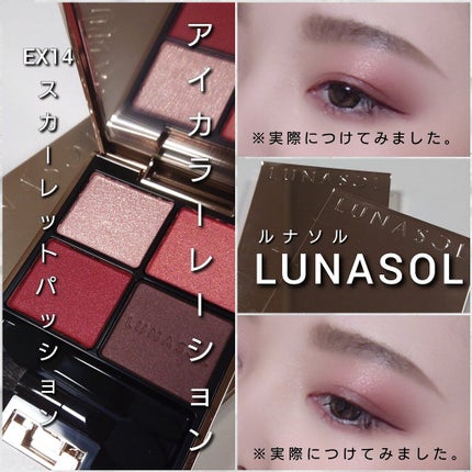 アイカラーレーション/LUNASOL/アイシャドウパレットを使ったクチコミ(6枚目)