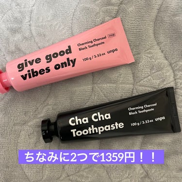 Cha Cha Charcoal Black Toothpaste/unpa/歯磨き粉を使ったクチコミ（4枚目）