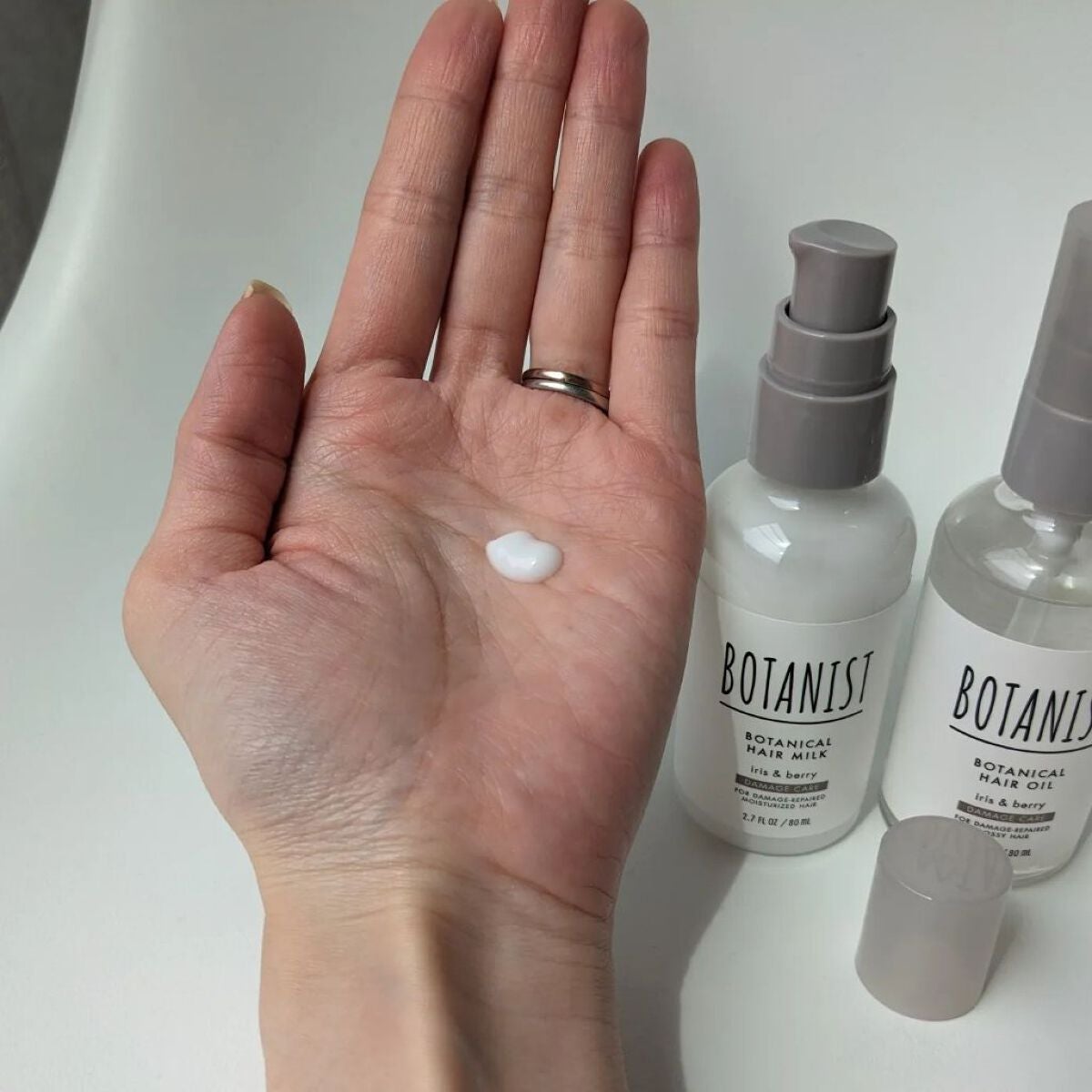 ボタニカルヘアオイル(ダメージケア)/BOTANIST/ヘアオイルを使ったクチコミ(2枚目)