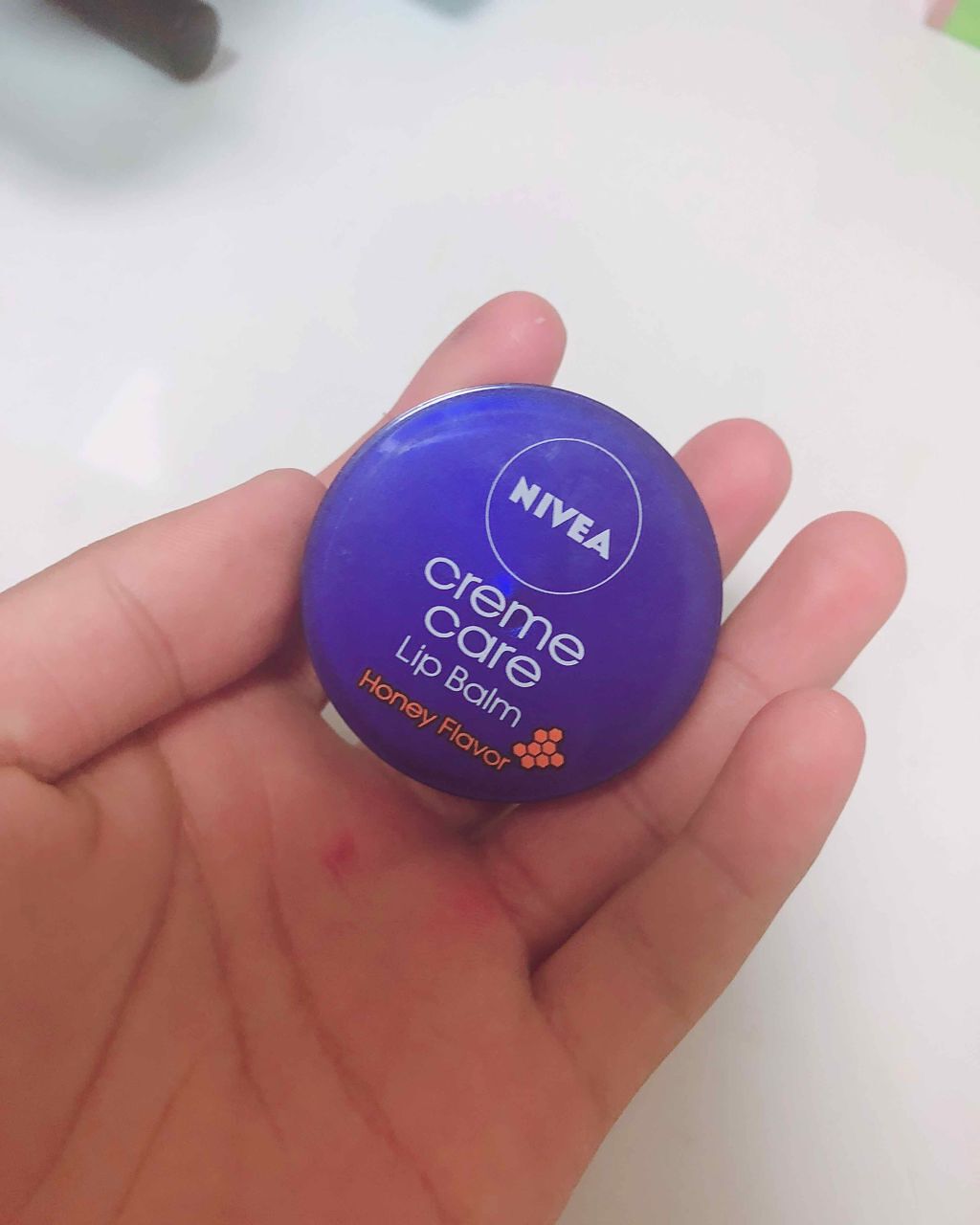 ニベア クリームケア リップバーム はちみつの香り/ニベア/リップケアを使ったクチコミ（1枚目）