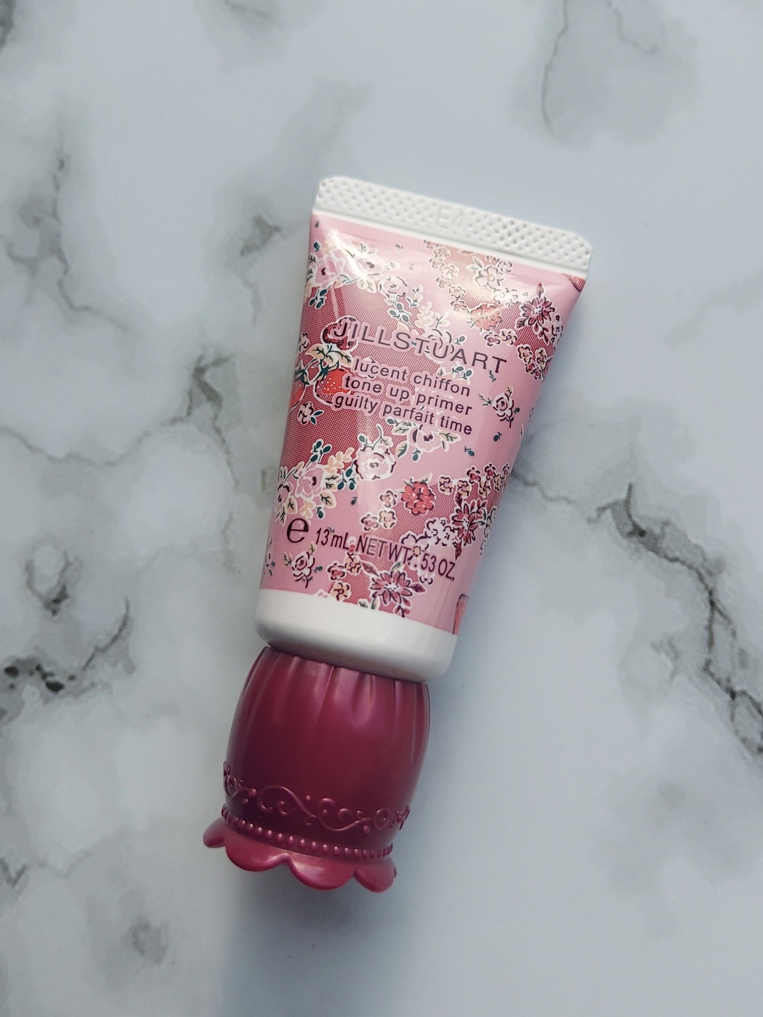 ジルスチュアート　ルーセントシフォン　トーンアップ プライマー 01 fancy tulle/JILL STUART/化粧下地を使ったクチコミ（1枚目）