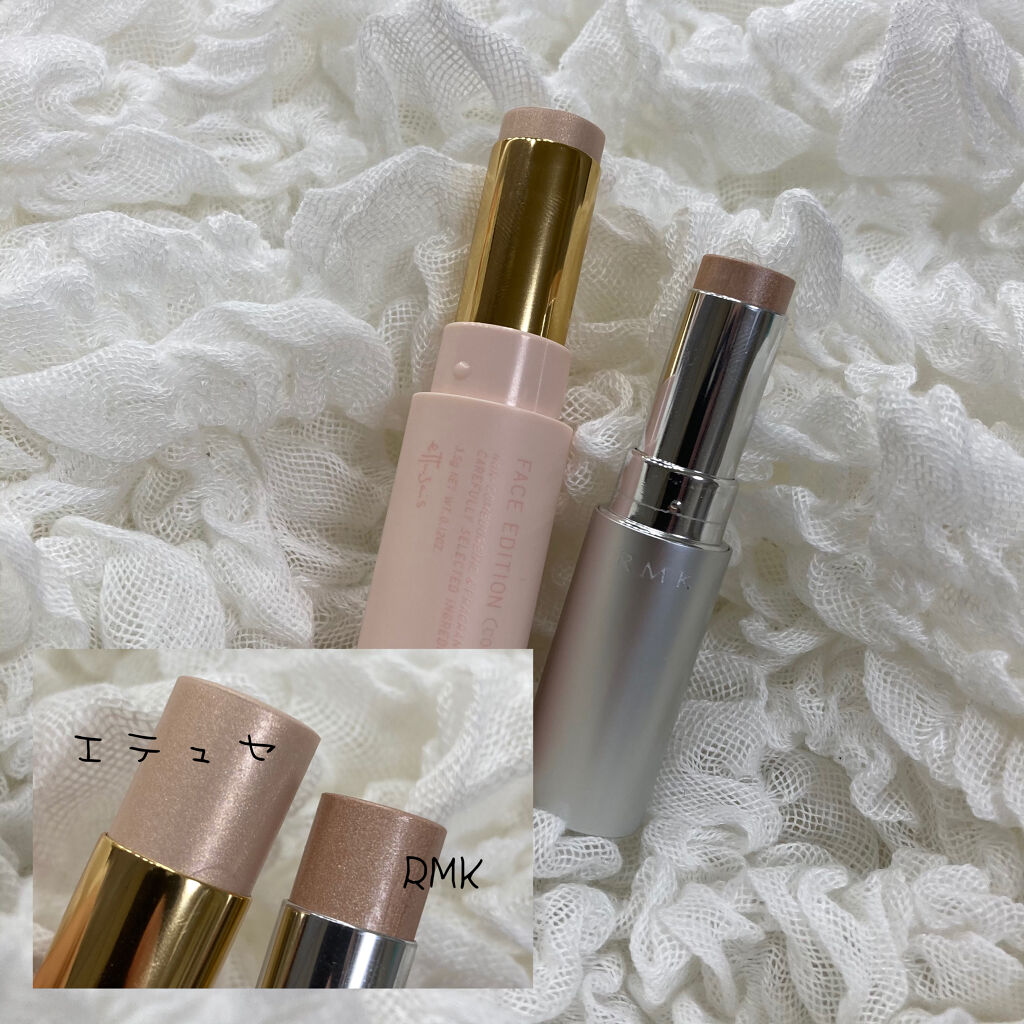 エテュセ フェイスエディション（カラースティック） 03 ピーチピンク/ettusais/スティックハイライトを使ったクチコミ（2枚目）