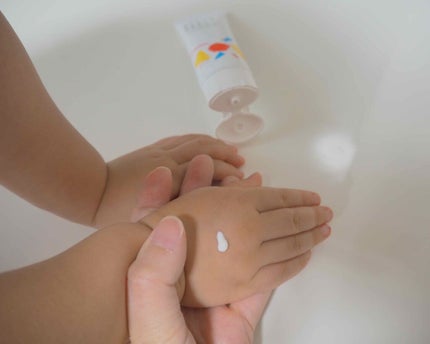 トータルアウトドアUV/anone baby/日焼け止めミルクを使ったクチコミ(1枚目)